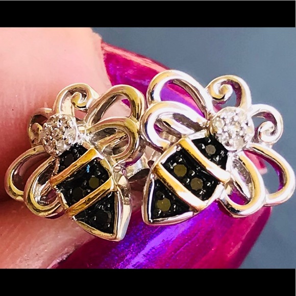 ❌❌❌SOLD ❌❌❌10 KT AND STERLING .82 CTW DIAMOND - Picture 4 of 8